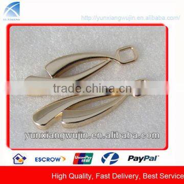 CD7754 Fancy Decorative Metal Gold Zipper Pulls for Handbags