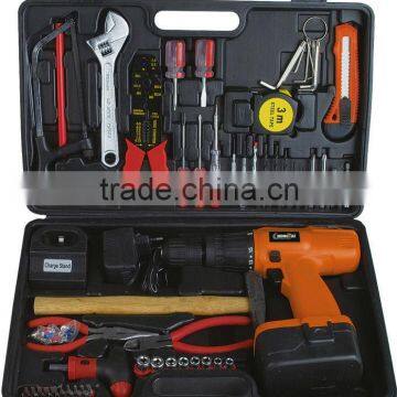 246PCS Cordess Drill Kit, including 18Volt drill and 246pcs accessories, packing in BMC