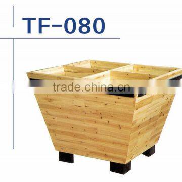 hot supermarket wood shelf in china wooden display TF080