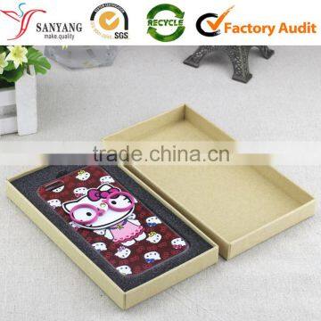 Factory Customized Kraft Paper Phone Shell Packaging Box Mobile Phone Case Box                        
                                                Quality Choice