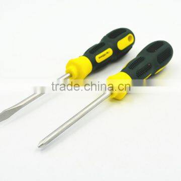 Rubber Coated Handle 3mm Phillips And 8mm Slotted Bits Screwdriver Set