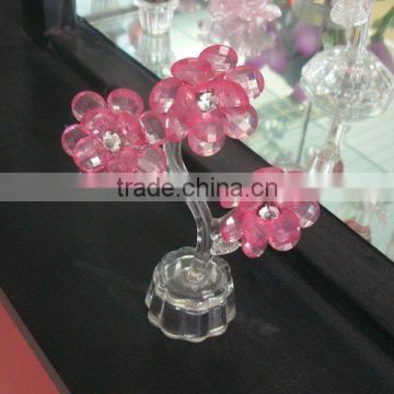 Beautiful crystal flower , crystal decoration of china