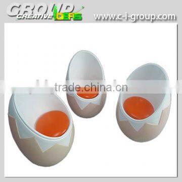 casual outdoor or indoor fiberglass egg chair, magical chair