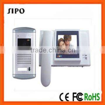 4 wire color video door phone with outdoor camera