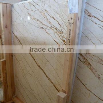 Sofita Gold Beige Marble Slabs Tiles and Blocks Supplier From Turkey