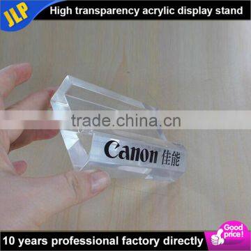 JLP acrylic brand display logo block thick high transparency block