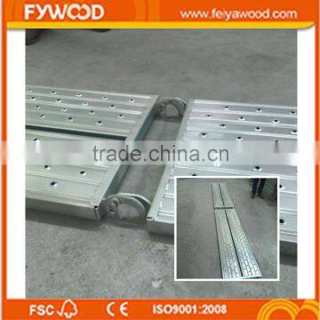 Metal board for scaffolding material, ringlock scaffolding steel plank