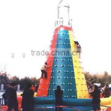 large inflatable climbing wall game for sale