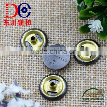 Metal Anti Silver Color Button Four Part Press Button for Jacket and Coat photo-3