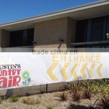 beijing custom vinyl mesh fence banner