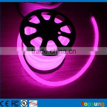 25meter spool 24 Volt 360 degree purple led neon dia 25mm round Manufacturer