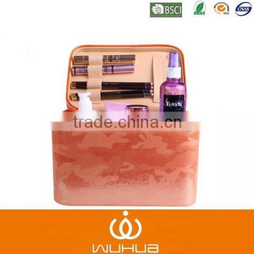 big capacity leather makeup box