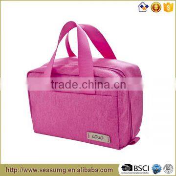 Handbag Style Water Resistant Oxford Fabric Folding Cosmetic Bag
