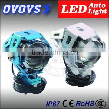 ovovs High Quality 12V 12w Led Light Motorcycle Headlight with spot beam