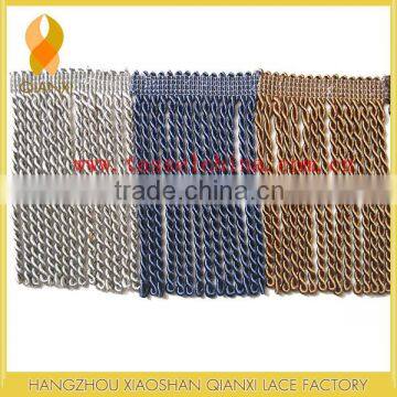 HIGH QUALITY THIN RAYON BLACK BULLION FRINGE