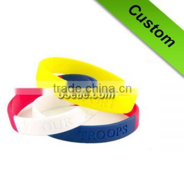 Rubber bracelets for a cause customized