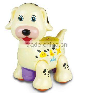 Bump and go animal toy electric dog toy