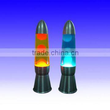 Desk rocket lava lamp/floating lamps/promotional lava lamp&glitter lamp