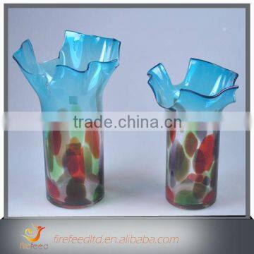 Custom Design Blue Flower Vase