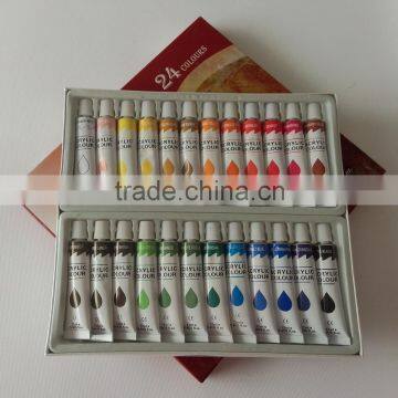 12ml 24color artist acrylic paint