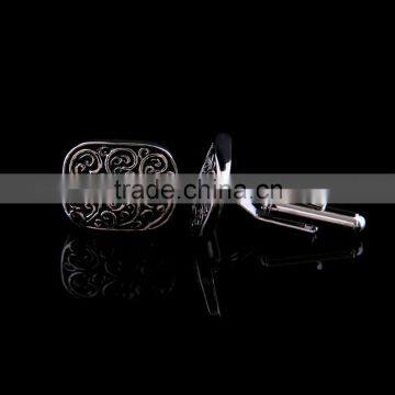 Silver Gold Black Painting Men's Cuff Links Wedding Party Antique Cufflinks for Sale photo-6