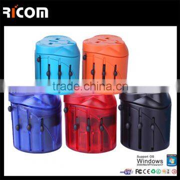 universal multi plug sockets,universal plug adapter with universal plug-UC321-Shenzhen Ricom
