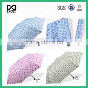 super thin umbrella maufacture in China hot cute 21 inch 7k folding umbrella