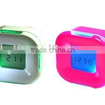 color changing clock(four side clock)