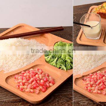 Factory wooden food storage tray personalized custom wood bread trays