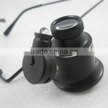 High Quality Optical Lens 2 LED Glasses Magnifier Wholesale for Repairing ,working,reading photo-3