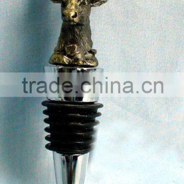 2013 metal deer Bottle wine stopper CQE0040