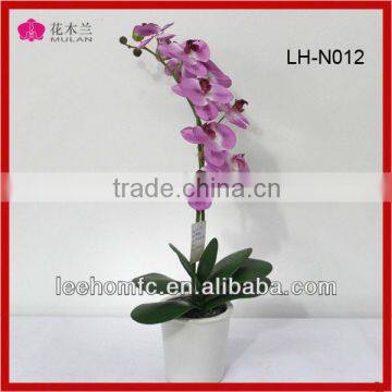 Orchid Artificial Decorative Flower Fabric Flower Wholesale