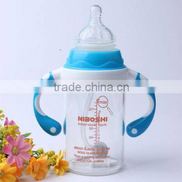 180ml Wholesale High Quality Drinking Glass Baby Nursing Feeding Bottle Heat Resistant Glass Baby Feeding Bottle Manufacturer photo-4