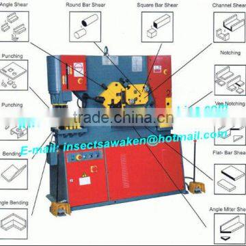 Hydraulic combined punching and shearing machine, Iron worker machine