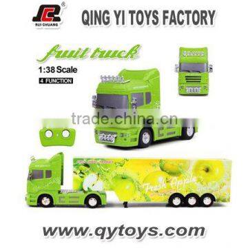 RC heavy trcuk 1:38 rc fruit truck promotion toy truck