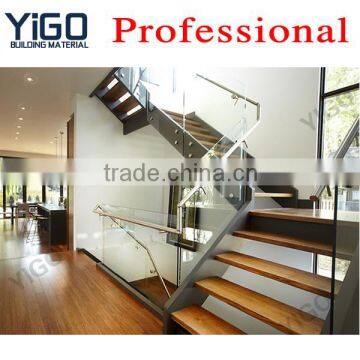 Stainless Steel Staircase Handrail Design / Stainless Steel Glass Staircase Quality Choice photo-4