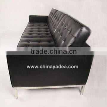 Leather Florence Knoll Living Room Sofa photo-3