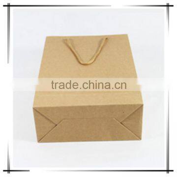 Brown Paper Bag Luxury Shopping Paper Bag For Cloth Foldable Packaging Box photo-2