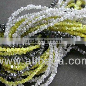 Natural Rough Diamond Beads Strands/Necklace