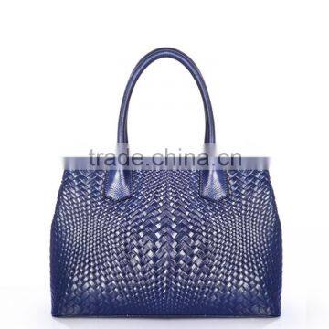 High Quality New Design Fashion Wowen PU Leather Hand Bags From China photo-2