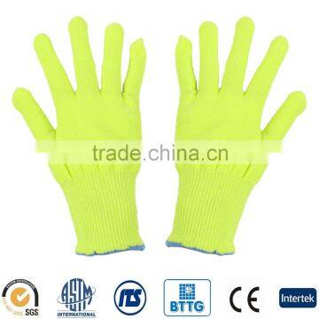 HPPE Polyester EN 5 Cut Resistant Colored U2 Texture Comfortable Gloves