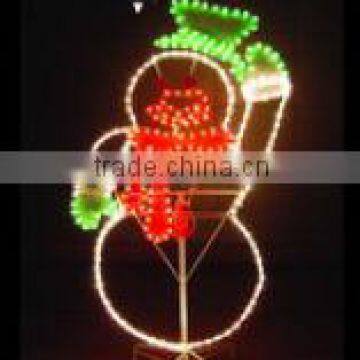 LED christmas motif light,wire frame christmas light motif