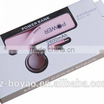 2016 Fashionable ,hot Portable Power Bank, 2600 Mah Power Bank, Portable Power Bank for Smartphone photo-5