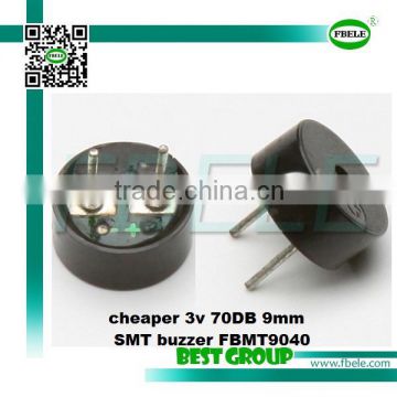 cheaper 3v 70DB 9mm SMT buzzer FBMT9040