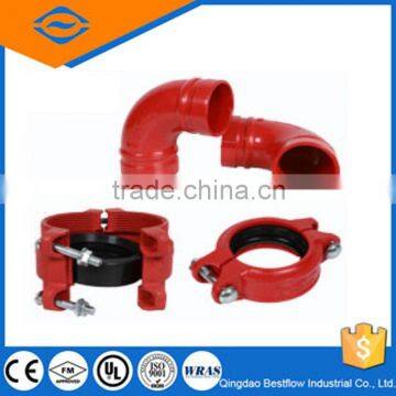 ductile iron grooved pipe fittings