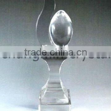 Personalized Customized Clear Crystal Trophy For Business Souvenir