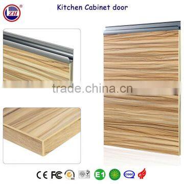 Zhihua melamine wood grain MDF kitchen cabinet door