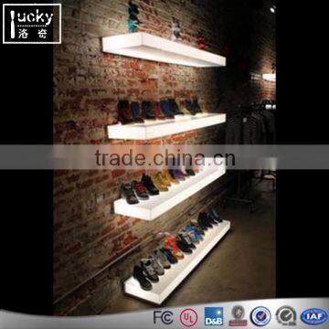 Acrylic LED Shoe Display Shelf,Interior Decorative Shelving