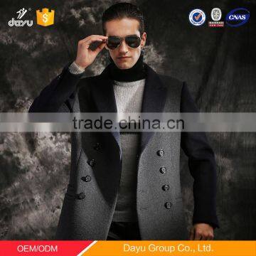 Fashion Winter Jackets for Men Brand Cashmere Wool Coat Double-breast Custom Made Cashmere Wool Coat photo-5
