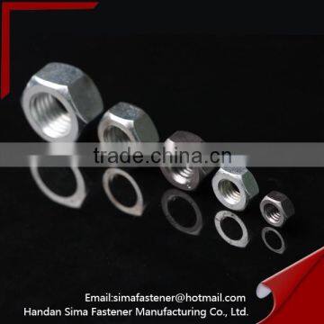 China FASTENER manufacturer NUT, DIN934 hex nuts grade 8, grade 10.8 nuts